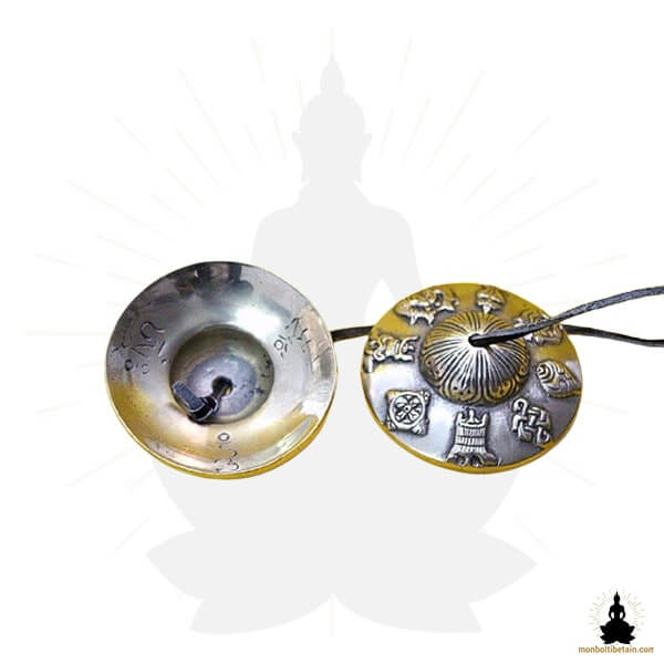 cymbales tibetaines tingshas bronze 8 symboles mon bol tibetain (3)